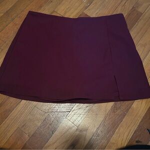 Wild fable Maroon skort